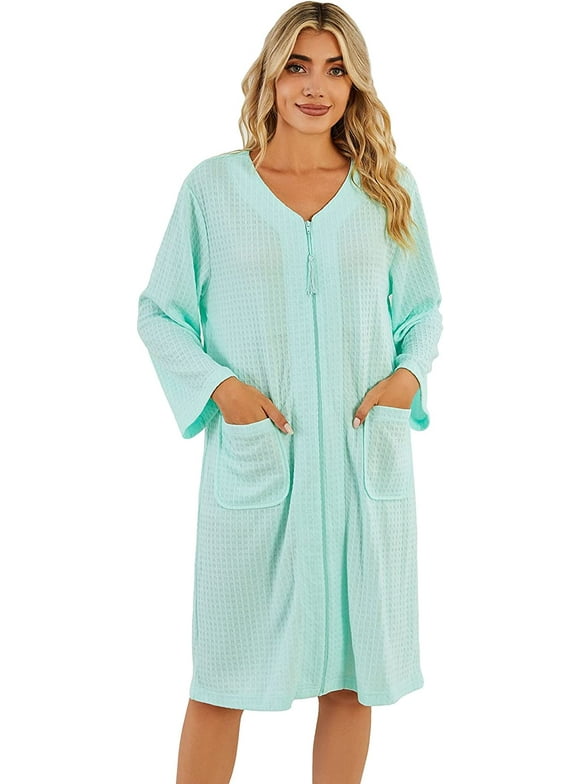 Zipper Robes Women