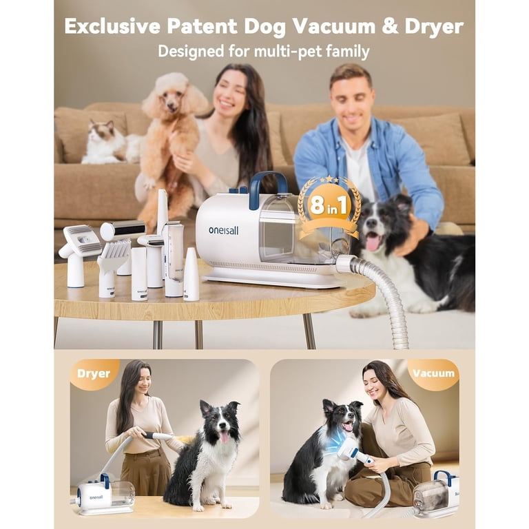 Oneisall BM1 Dog Grooming Vacuum & Dryer, 8-in-1 photo 7