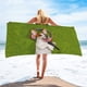 thumbnail image 1 of Toallas de playa con forma de pelota, regalo, toalla con temática de perro, toallas de baño grandes de 76 x 152 cm, absorbentes y de secado rápido, toallas de playa plegables y portátiles,, 1 of 9