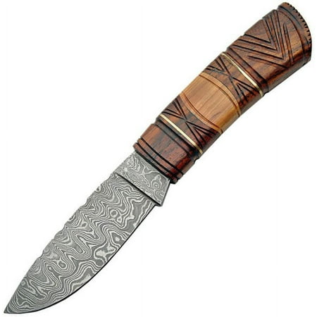 UPC 801608010831 product image for Fixed Blade Carved Wood Handle | upcitemdb.com