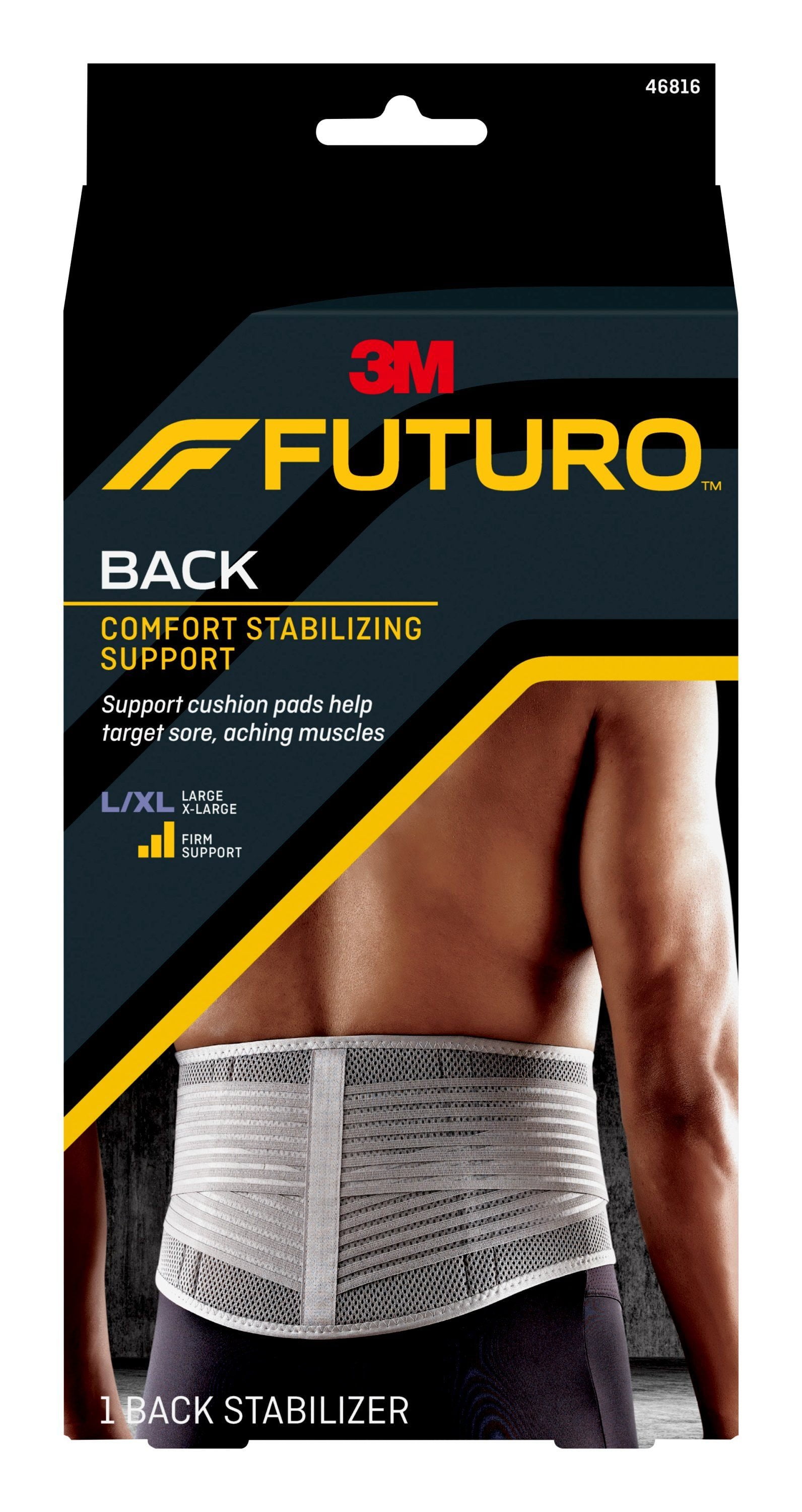 FUTURO Stabilizing Back Support L/XL, Adjustable Comfort, Breathable