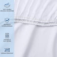 thumbnail image 6 of Host & Home Brushed Microfiber Fitted Sheets - Bedding Essentials - King - (6 Pack) White, 6 of 8