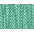 thumbnail image 2 of Zelouf Batik Stripe On Cdc  , Sewing, DIY, Crafts Fabric by the Yard, 774 Citron/aqua, 50 Yard, 2 of 2