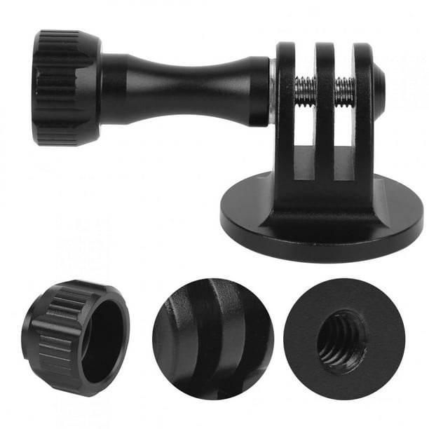 Adaptador para cámara de acción GoPro con base de instalación de montaje de aleación de aluminio y tuerca