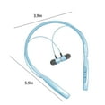 thumbnail image 2 of Wireless Earbuds Bluetooth 5.4 Headphones Ear Buds with Mic & LED Power Display IPX7 Waterproof Mini Earbud Stereo Sound Ultra-Light Earphones for Phone Sports Exercise Running Working Gym - Blue, 2 of 7