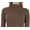 Chestnut Cotton, variant on ToBeInStyle Women's Soft Cotton Long Sleeve Turtleneck Sweatshirt - New Camel - 2X