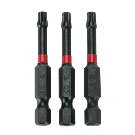 Hyper Tough 3-Piece 2-Inch Star Impact Rated Driving Bits Set
