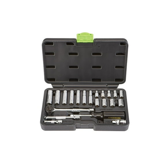 21 Pc 1/4 in. Drive SAE Socket Set