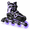 B LightPurple-Medium - Big Kid (1-4 US), variant on Adjustable Inline Skates For Adults With Full Light Up Wheels