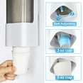 thumbnail image 4 of IWNTWY Pull Type Cup Dispenser, Wall Mounted Bathroom Cup Holder, 3oz - 5oz Water Cooler Disposable Cup Dispenser with Paste Plate, 4 of 8