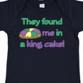 thumbnail image 4 of Inktastic They Found Me in a King Cake Boys or Girls Baby Bodysuit, 4 of 5