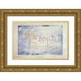 thumbnail image 1 of Murdock, Ramona 14x11 Gold Ornate Wood Framed with Double Matting Museum Art Print Titled - Beach Paradise, 1 of 4