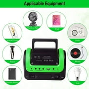 SUGARMOM Solar Generator Portable with Solar Panel Solar Power Generators Portable Power Station with Bulb Rechargeable Power Supply