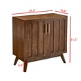 thumbnail image 6 of Jopath Sideboard Cabinet with Adjustable Shelves and Solid Wood Legs, Buffet Cabinet with Storage Mid Century Modern Fluted for Living Room Entryway Hallway Dining Room Kitchen Walnut, 6 of 9