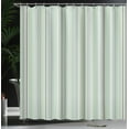 thumbnail image 3 of Ambesonne Stripes Shower Curtain, Abstract Ocean Lines Print, 69"Wx70"L, Pale Green, 3 of 4
