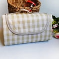 thumbnail image 1 of Manta de picnic plegable shamjiam 200x200cm impermeable suave Rejilla verde, 1 of 9