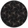 thumbnail image 2 of Addison Rugs Chantille Indoor/Outdoor Transitional Geometric Black Washable Round Rug, 8' x 8', 2 of 6