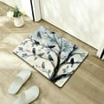 thumbnail image 5 of ZFLMY Birds Theme Diatom Mud Bath Mat Rug, Quick Drying & Absorbent, Rubber Backing, Easy to Store, Super Water Absorption, Home Accessories 24x16in, 5 of 5