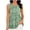 Z355 Green, variant on Womens Floral Print Tank Tops Summer Sleeveless Crewneck Blouses Casual Empire Waist Pleated Flowy Shirts Lightweight Beach Vacation Clothes XL