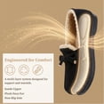 thumbnail image 6 of Xfvqtps Womens Moccasins Slippers Plush Fleece Line Suede Bowknot Slip on Comfortable Non Slip Warm Winter Indoor Outdoor Fuzzy Slippers, 6 of 10