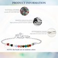 thumbnail image 2 of Birthday Gift for 9-16 Year Old, Small Natural Stone Beaded Bracelet Adjustable Heart Charm Bracelet for Daughter Granddaughter Sister Niece Friend on Birthday Graduation with Message Card Gift Box, 2 of 6