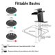 thumbnail image 4 of Grifo LED para lavabo de baño AVSIILE, bronce frotado con aceite, 4 of 9