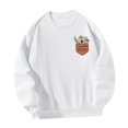 thumbnail image 3 of Sudadera de mujer, Tops de manga larga, ropa de calle, regalo, ropa deportiva, sudadera con cuello redondo, jersey para vacaciones, primavera y otoño S, 3 of 8