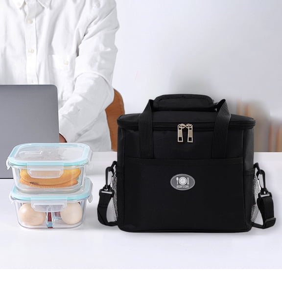 Neatly Organized - Large Capacity Handheld Insulation Bag Portable Household Lunch Bag Thickened Waterproofing Large Capacity Lunch Boxs Bag Outdoor Picnic Bag Kitchen Storage & Organization