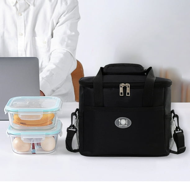 Bolsa Térmica para Almuerzo de Gran Capacidad | Bolsa Térmica Portátil Impermeable con Forro de Aluminio Grueso | Contenedor Térmico a Prueba de Fugas para La Oficina, Picnics y Viajes