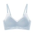 thumbnail image 2 of Ashirexll Bras for Women No Underwire, Plus Size Bras, Solid Color Push Up Bra Wireless Breathable Everyday, 2 of 3