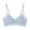 Blue, variant on Lounge Bras for Women Solid Color Push Up Everyday Support Bra for Work Wireless Bra, 32A, White