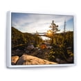 thumbnail image 2 of Designart "Tranquil Views On A Mountain Hike" Landscape Mountains Floater Framed Wall Art Prints, 2 of 5
