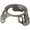 Pewter, variant on Bard's Gold-toned Egg Stand/Holder, Swans, 0.875" Diameter (Fits Hen Sized Eggs)