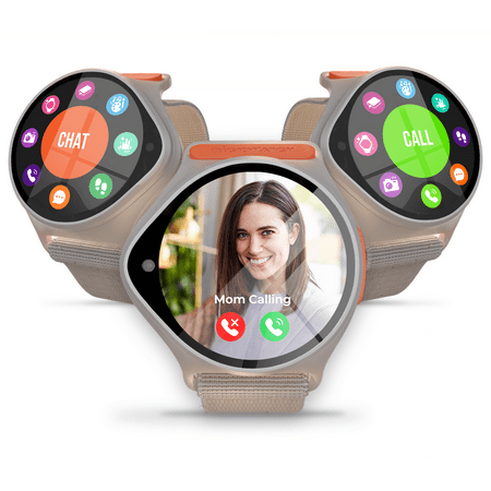 NickWatch GPS Tracking Smartwatch - White