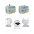 thumbnail image 2 of Fsddascl Vintage Coastal Beach Small Toaster Cover 2 Slice, Kitchen Appliance Covers, Summer Retro Sand Starfish Toaster Oven Cover with Loop, Bread Machine Cover Polyester Dust Cover Protection, 2 of 5