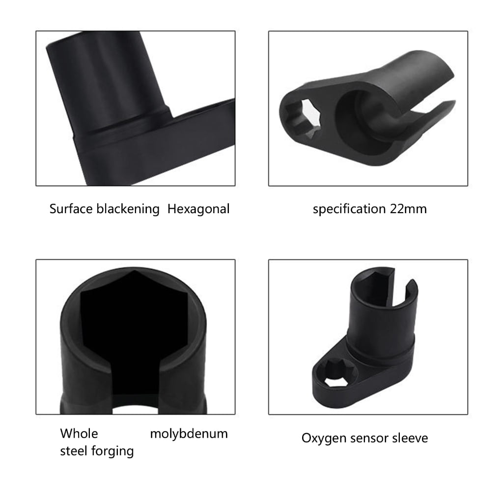 5Pcs Oxygens Sensors Removers Wrench and Thread Chaser Tool O2 Sensors Socket Auto Oxygens Sensors Socket Removal Tool