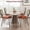 Black + Brown, 4pcs, variant on 4-Pack Comfortable Indoor Chairs with Woven Back and Padded Seat – Modern Design for Dining Table or Living Room Use, Brown