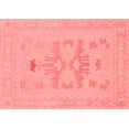 thumbnail image 1 of Ahgly Company Machine Washable Indoor Rectangle Abstract Red Modern Area Rugs, 8' x 10', 1 of 4