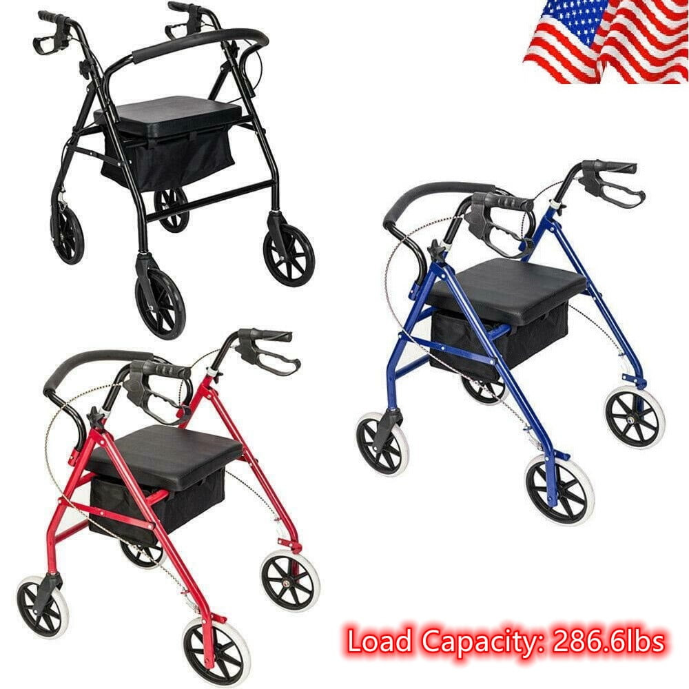 Buy Goorabbit Clearance!Walkers For Seniors with 8 inches Wheels Wide