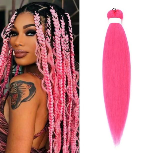 Trenzas de 26 pulgadas para looks de festivales con trenzas DIY, trenzas largas de 90 g