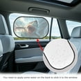 thumbnail image 4 of Yuyamidu Shark Car Window Sun Shades for Kids Cool Sunshade for Car Window Baby Replacement Car Window Shades for Baby 2 Pack Automotive Window Sunshades Car Accessories, 4 of 7