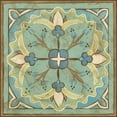 thumbnail image 3 of Zarris, Chariklia 15x15 Black Modern Framed Museum Art Print Titled - Ornamental Tile IV, 3 of 5