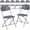 Charcoal, variant on Flash Furniture Black Plastic Folding Chair,PK8 8-LE-L-4-BK-GG