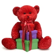 Giant Holiday Bear With Star Candy Tower