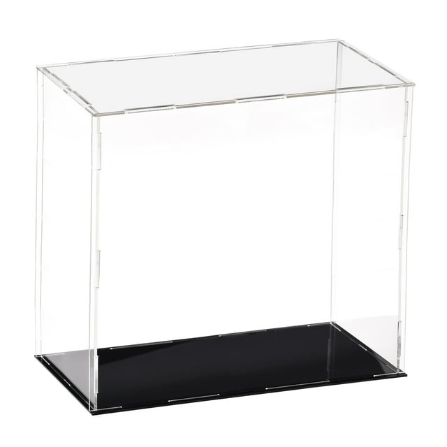 Unique Bargains Acrylic Clear Display Case Box Dustproof Protection Showcase Cube Collectibles Show Box 30x10x30cm