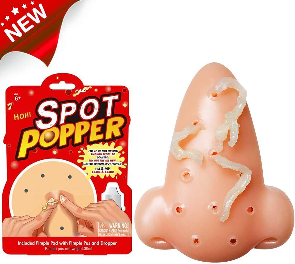 Pimple Toy, Pimple Popper Funny Nose Stress Relief Pimple Popping Toy for Kids - Walmart.com
