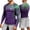 Purple/Green, variant on Fusion Long Sleeve Jiu Jitsu Rashguard - Black/Purple, Small