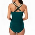 thumbnail image 6 of BONIXOOM Women's Fashionable And Sexy Suspender V-neck Top And Pants Split Swimsuit Set, 6 of 9
