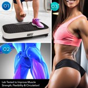 Hurtle HURVBTR36 Vibration Plate Machine for Home Body Exercise Workout Training