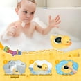 thumbnail image 2 of Smart LED temperature sensing little yellow duck bathtub toy - baby water temperature real-time monitor + anti-scalding toy, three-color display warning, childcare safety bathing companion, 2 of 8
